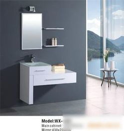廠家直銷各款精美浴室柜，wx-1001展現衛浴空間簡約現代風